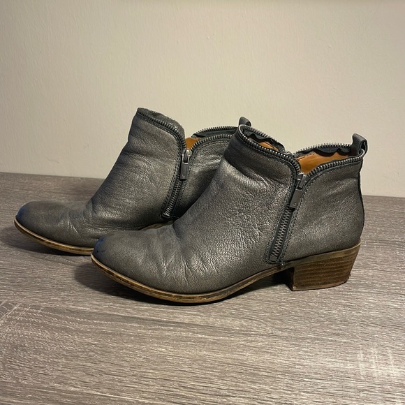 Metallic Lucky Brand Booties - Picture 1 of 5